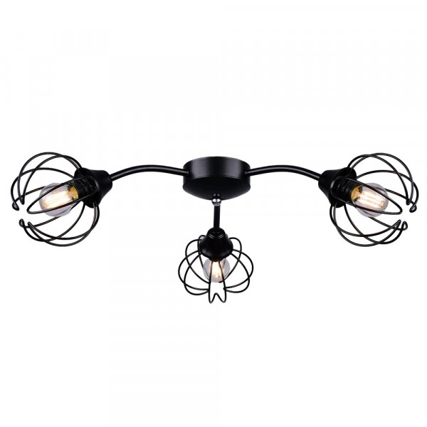 Фото Люстра россвет аргус рс20888 bk/3c е14 3x60вт ip 20