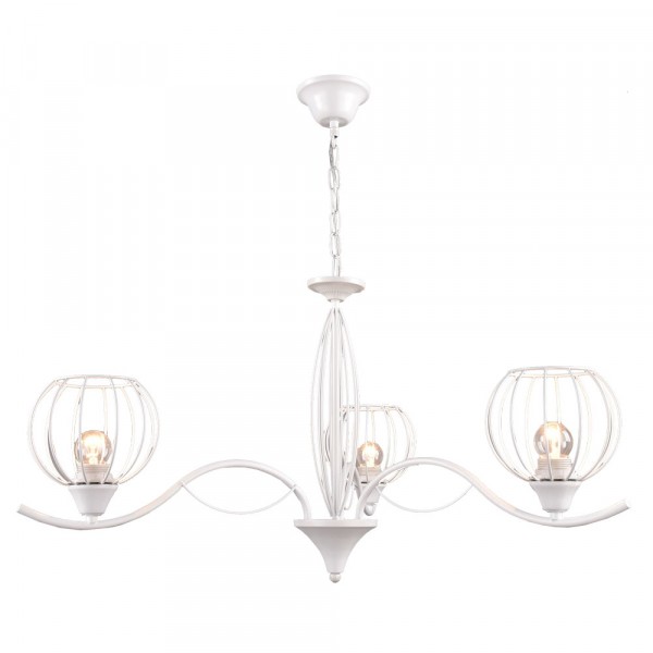 Фото Люстра россвет амариллис рс21024 wt/3p е27 3x60вт ip 20