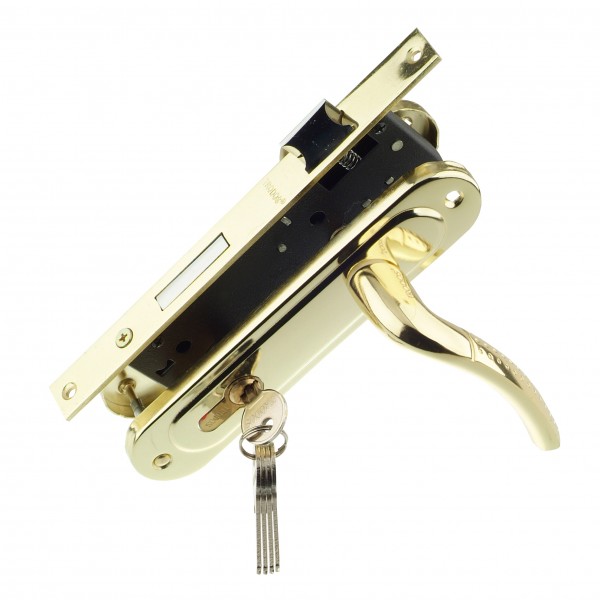 Фото Замок врезной Trodos 70-l/106 Pb (золото)