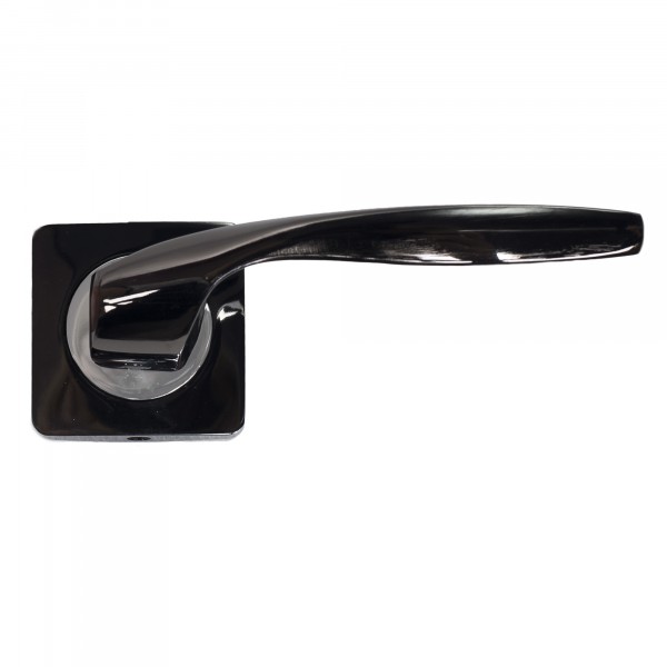 Фото Ручка дверная trodos al-02-l228 bn (черный никель)