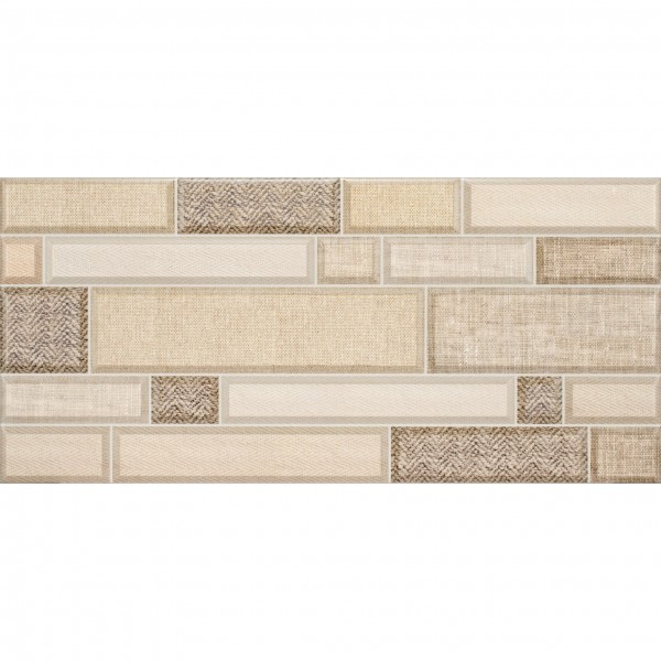 Фото Настенная плитка textiles 50*23 коричневый 2350182031