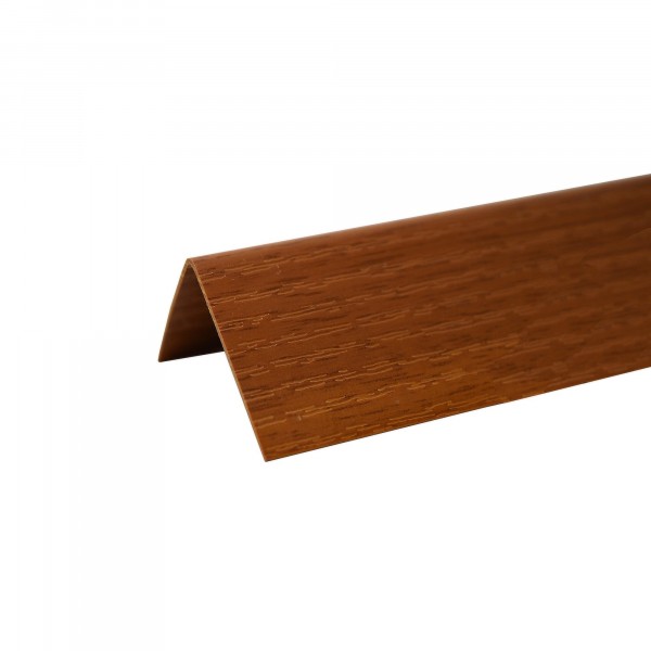 Фото Угол с тиснением двухсторонний 20х20х2700 орех антик