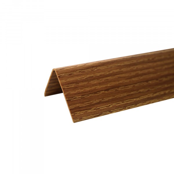 Фото Угол с тиснением двухсторонний 40х40х2700 дуб