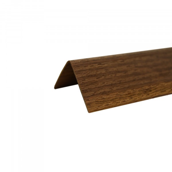 Фото Угол с тиснением двухсторонний 40х40х2700 орех