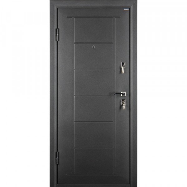 Фото Дверь входная металическая стайл 980х2066 левая белёный дуб