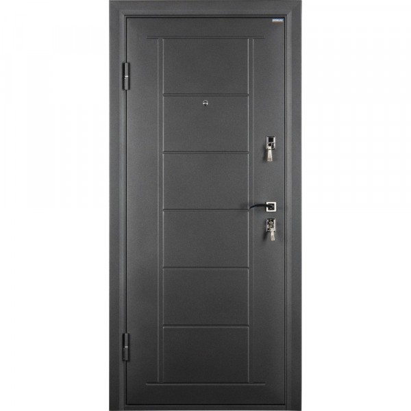 Фото Дверь входная металическая стайл 880х2066 левая белёный дуб