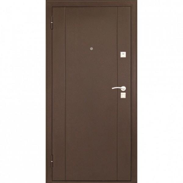 Фото Дверь входная металлическая форпост 73 2050х860 левая,дуб беленый