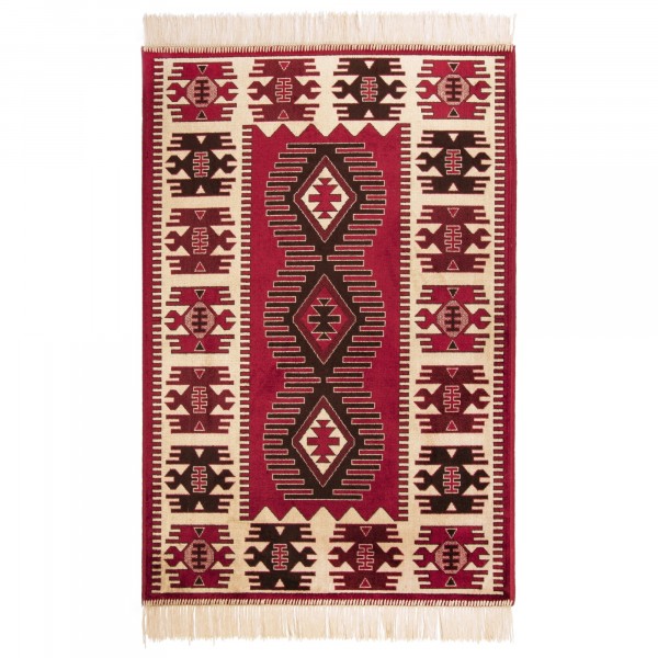 Фото Ковер прямоугольный 0,7х1,1м атекс m14 red