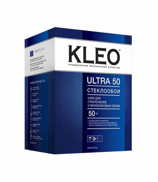 Фото Клей для обоев kleo ultra для стеклообоев