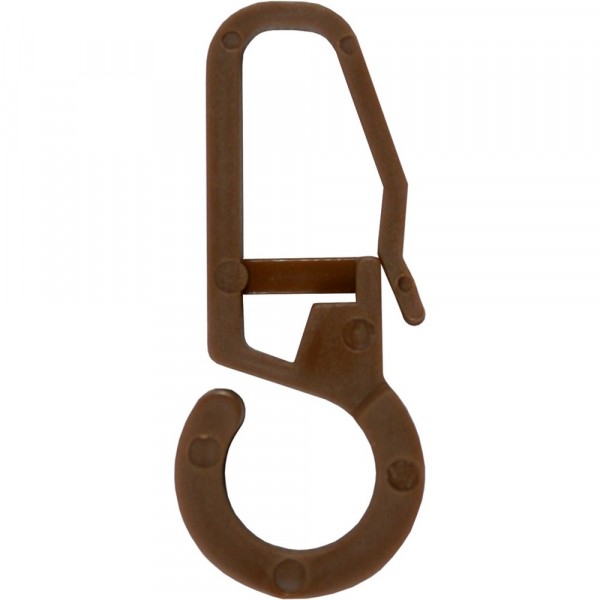 Фото Крючок для колец коричневый /20шт/