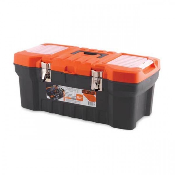 Фото Ящик для инструмента 22 с мет. замками expert  пц3732-1чрор