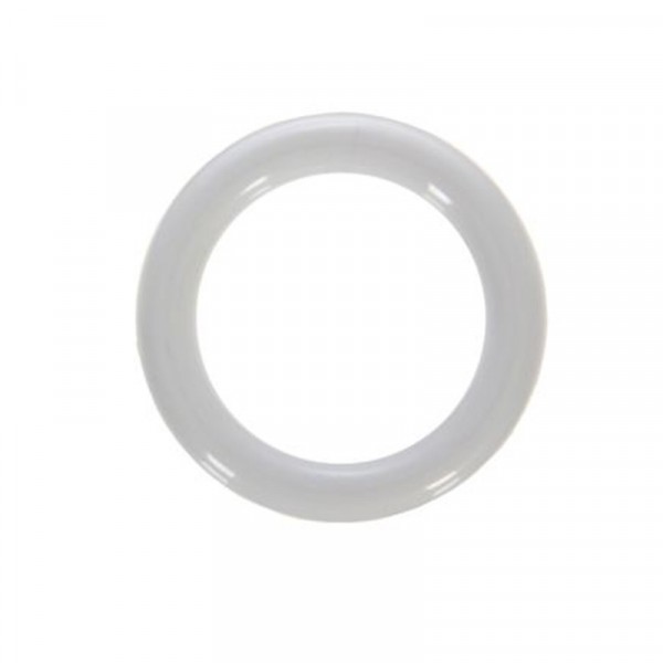 Фото Кольцо гп пластик белый /10шт/