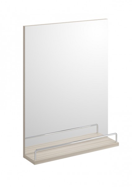 Фото Зеркало smart с полочкой, б/подсв. белый /cersanit/