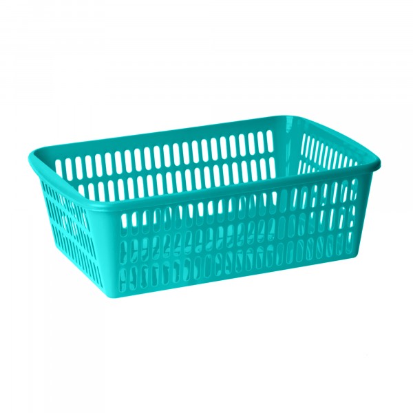 Фото Корзинка 30х20х9см альфа l архимед бирюзовый 173099