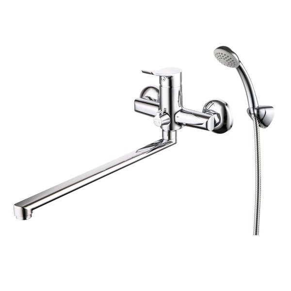 Фото Смеситель для ванны с длинным изливом milardo ampiex