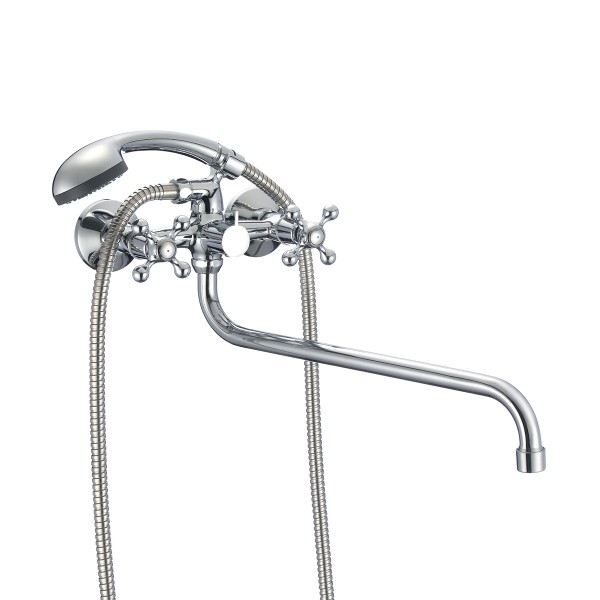 Фото Смеситель для ванны с длинным изливом milardo duplex