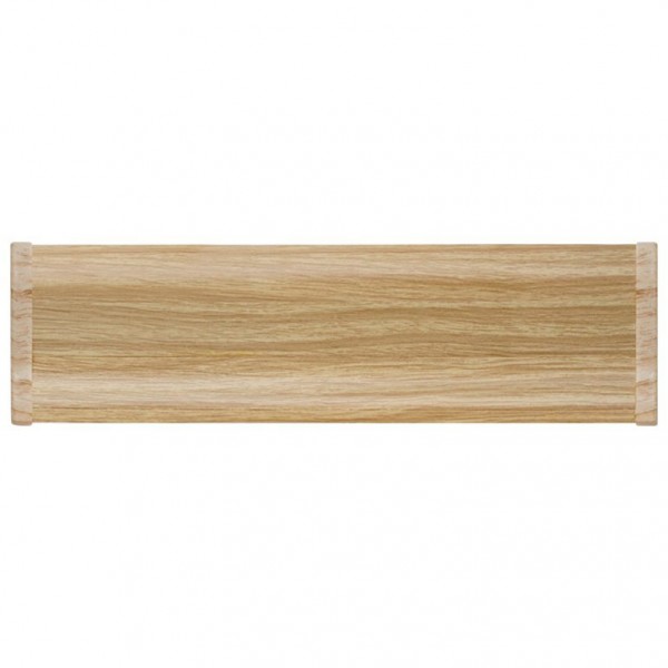 Фото Плинтус пластиковый 52мм ясень 2,5м ziber