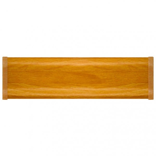 Фото Плинтус пластиковый 52мм бук 27/3 2,5м ziber