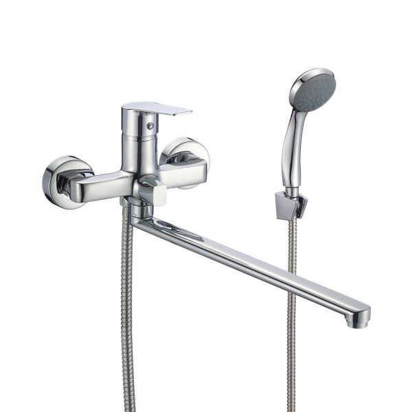 Фото Смеситель для ванны с длинным изливом milardo helic