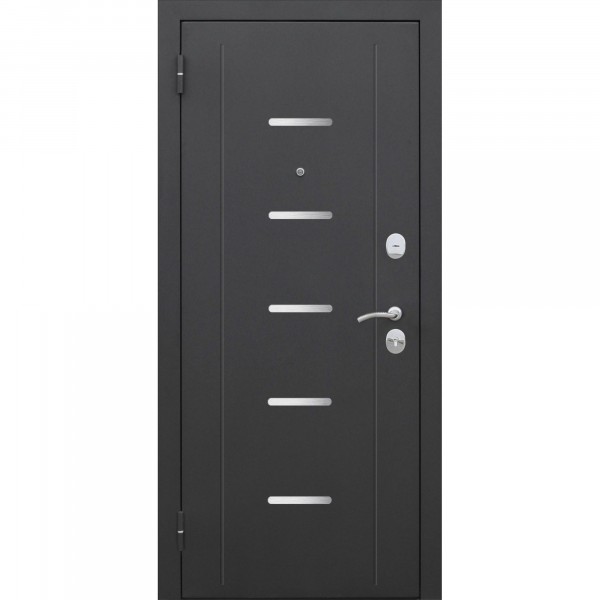 Фото Дверь входная 7,5 см гарда муар 2050х860мм левая, тёмный кипарис