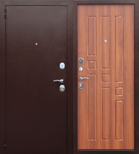 Фото Дверь входная garda 8мм 2050х960мм левая, рустикальный дуб