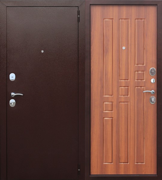 Фото Дверь входная garda 8мм 2050х860мм правая, рустикальный дуб