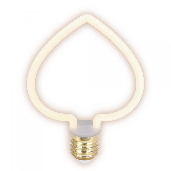 Фото Лампа светодиодная thomson led filament deco heart th-b2405 е27 груша 4вт 2700к