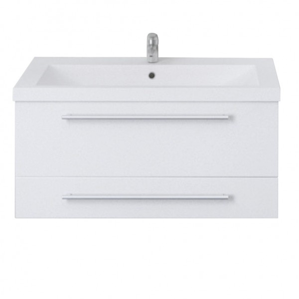 Фото Тумба соната 58п 2в.я. белый глянец