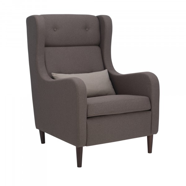 Фото Кресло leset галант венге ткань основная milos 20/компоньон milos 9 5960-2628