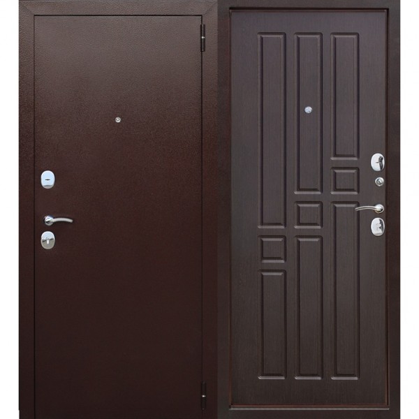 Фото Дверь входная garda 8мм 2050х960мм правая, венге