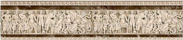 Фото Бордюр emperador 50*11 коричневый /16/