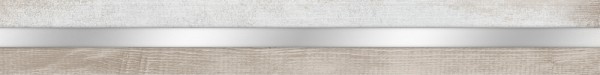 Фото Бордюр керамический terrazzo белый 60*6,5 10200000006