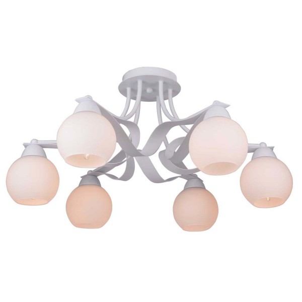 Фото Люстра подвесная toplight mable tl7330x-06wh е27 6x60вт ip 20