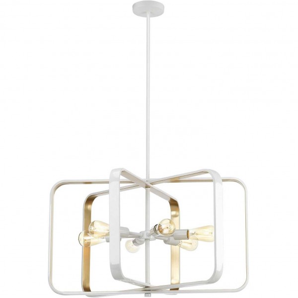 Фото Светильник подвесной toplight lois tl1177h-06wh е27 6x40вт ip 20