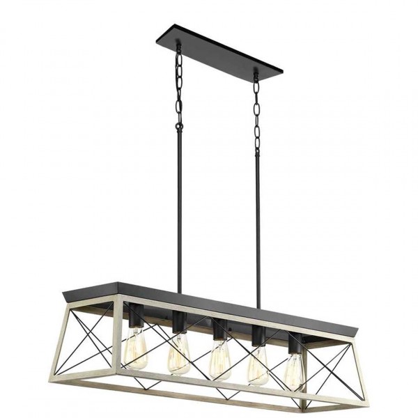 Фото Светильник подвесной toplight karolyn tl1180h-05bk е27 5x40вт ip 20