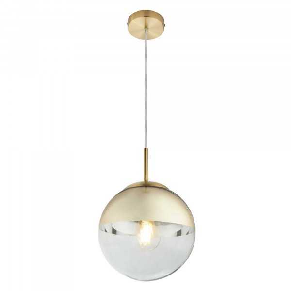 Фото Светильник подвесной toplight glass tl1203h-51gd е27 1x40вт ip 20