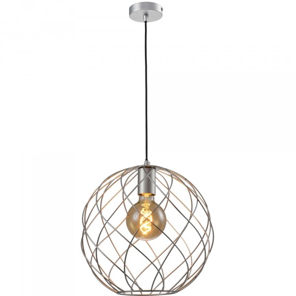 Фото Светильник подвесной toplight janis tl1190h-01sl е27 1x60вт ip 20