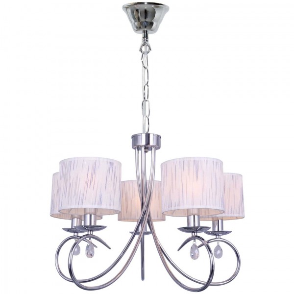 Фото Люстра подвесная toplight mercy tl1193h-05ch е14 5x40вт ip 20