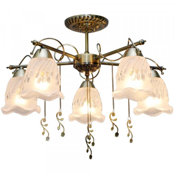 Фото Люстра подвесная toplight delia tl1195x-05ab е14 5x40вт ip 20