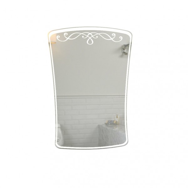 Фото Зеркало для ванной marka one  90  белый