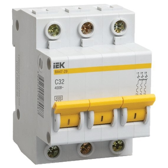 Фото Выключатель автомат. 3р 63а с 4,5ка ва47-29 иэк