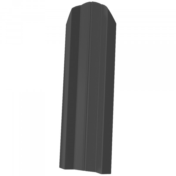 Фото Штакетник м-образный 1800*76мм пэ ral 7024 (темно-серый)