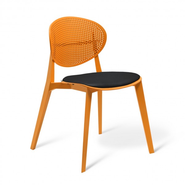 Фото Стул sheffilton sht-s111-cn1 оранжевый/черный