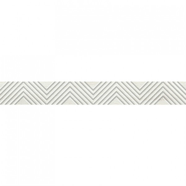 Фото Бордюр мореска белый (1504-0171) 4,9х40