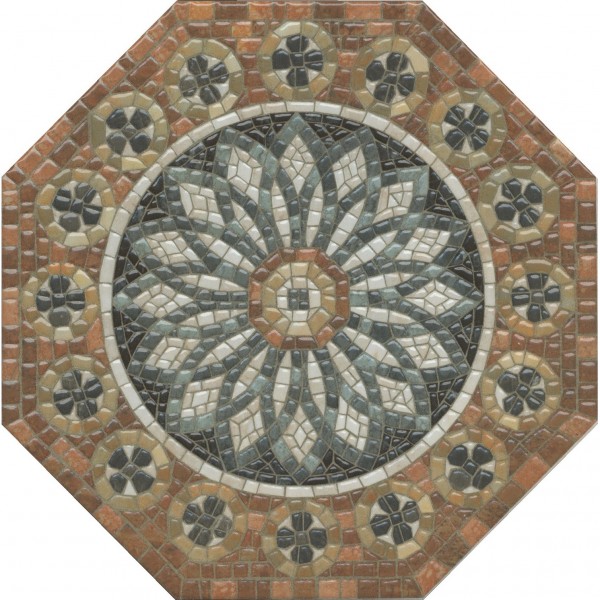 Фото Декор стемма  24х24 коричневый hgda438sg2440