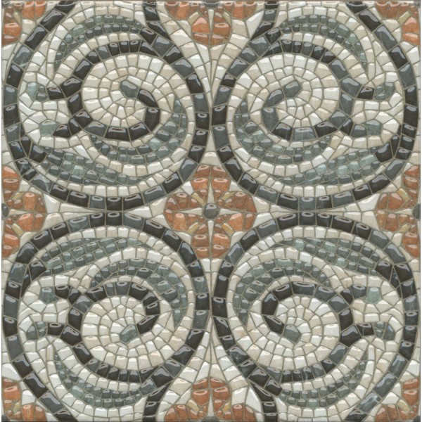 Фото Декор стемма 20х20 коричневый hgda4335009