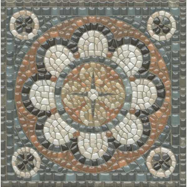 Фото Декор стемма 20х20 коричневый hgda4325009