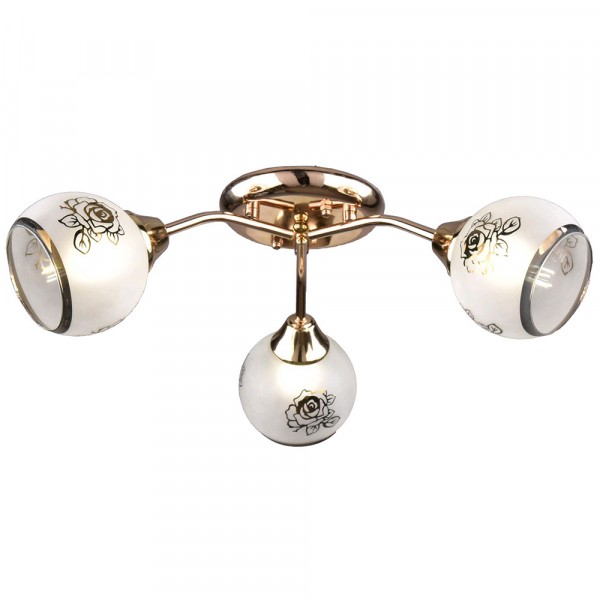 Фото Светильник потолочный россвет рс21213 fg/3c е27х3х60вт