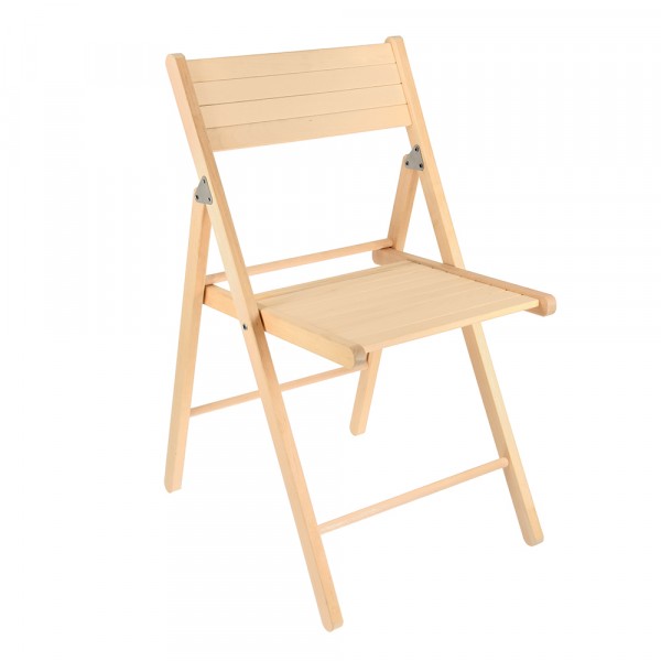 Фото Стул складной 43*51*77 см, береза банные штучки