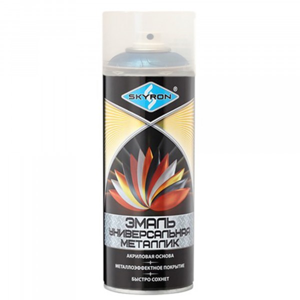 Фото Эмаль универсальная металлик синий